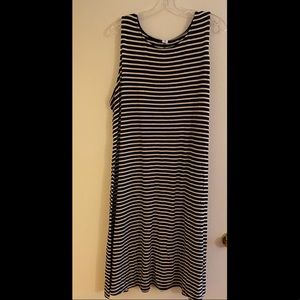 Jersey knit swing dress
